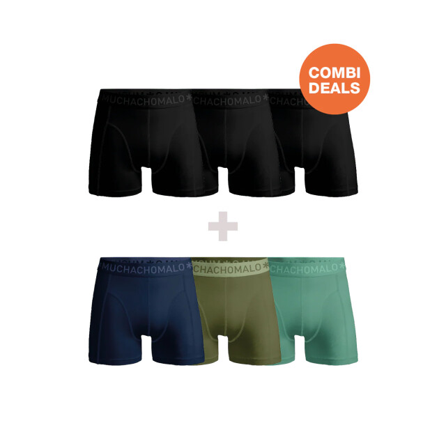 Muchachomalo Heren 3+3-pack boxershorts CDSOL1189-1190 large