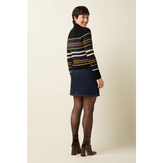 King Louie Olivia zip skirt walker denim 10081-410 large