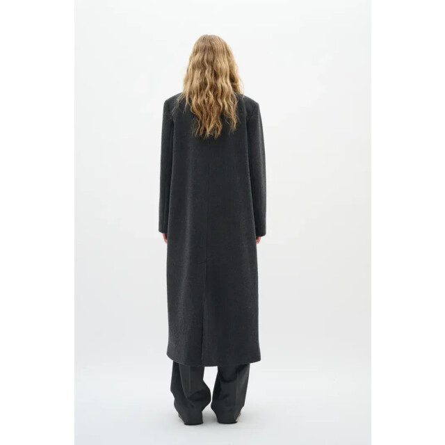 InWear Iw yunah long coat IW Yunah Long Coat/300596 Dark Grey Melange large