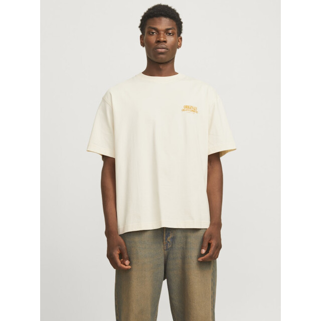 Jack & Jones jorroxbury type tee ss crew neck 12265826 antique white 05011.112.0124 large
