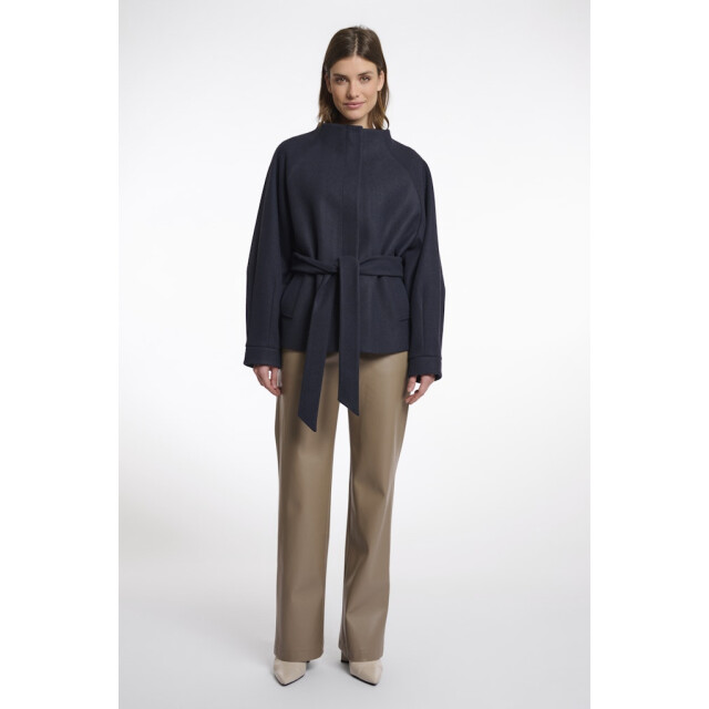 Rino & Pelle short coat with collar cornelia.7002511 navy 06111.290.0018 large