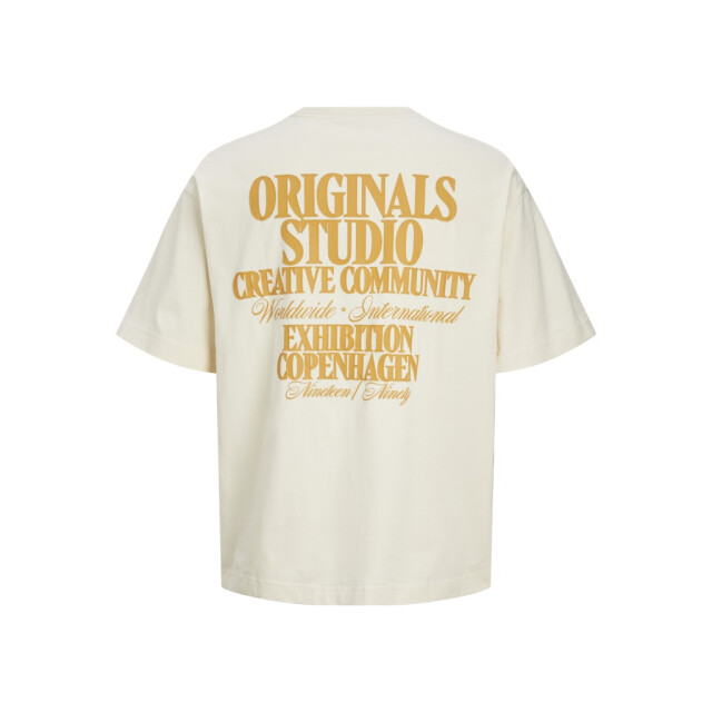Jack & Jones jorroxbury type tee ss crew neck 12265826 antique white 05011.112.0124 large