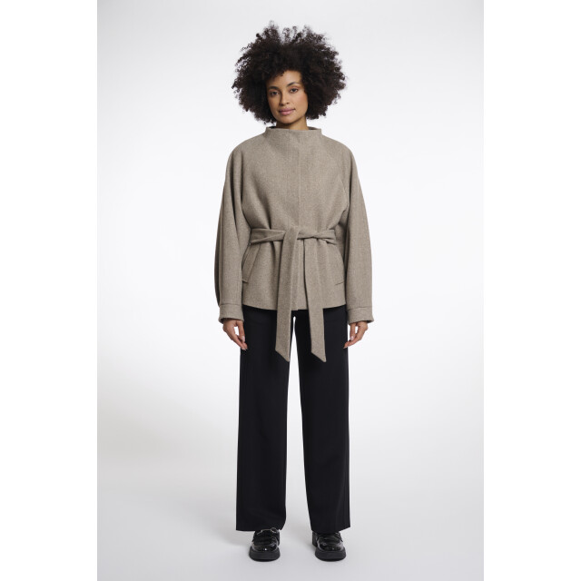 Rino & Pelle short coat with collar cornelia.7002511 toffee 06111.820.0120 large