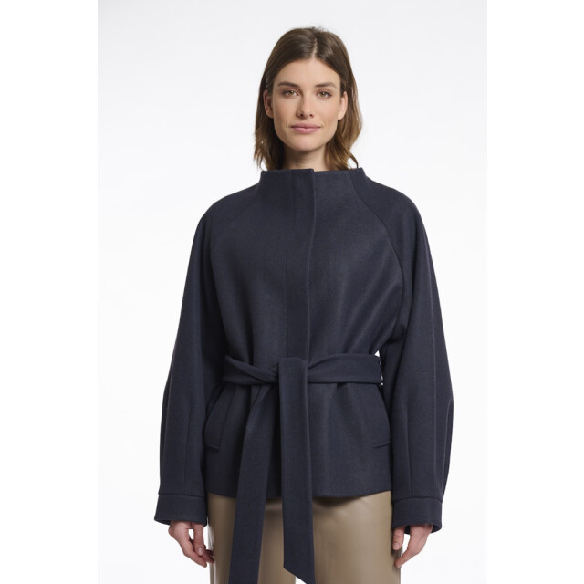 Rino & Pelle short coat with collar cornelia.7002511 navy 06111.290.0018 large