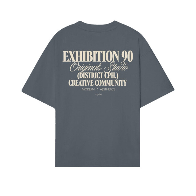 Jack & Jones jorroxbury type tee ss crew neck 12265826 stormy weather 05011.211.0107 large