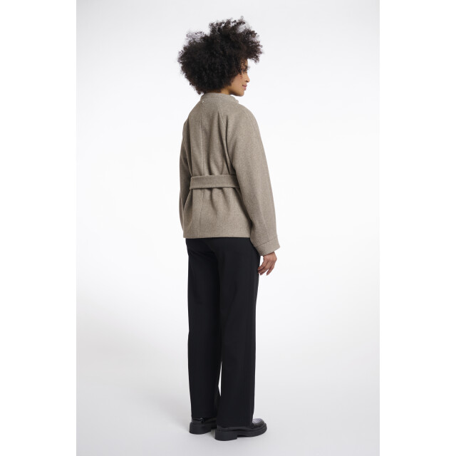 Rino & Pelle short coat with collar cornelia.7002511 toffee 06111.820.0120 large