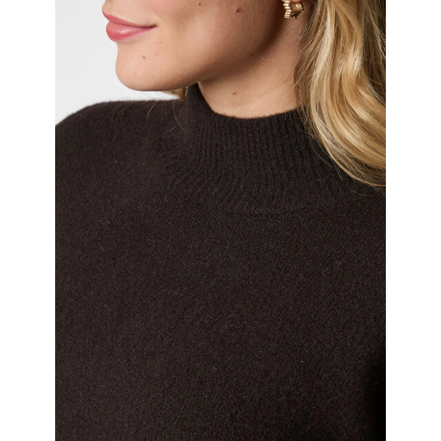 Neo Noir paulina knit blouse 165392 676 dark brown 06712.870.0001 large