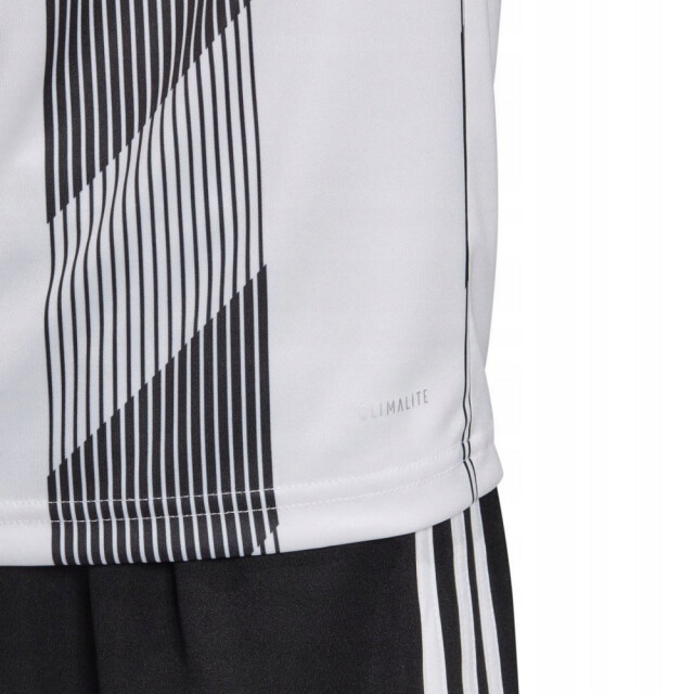Adidas Kinderen/kinderen 19 contrast gestreept t-shirt UTPP818_white large