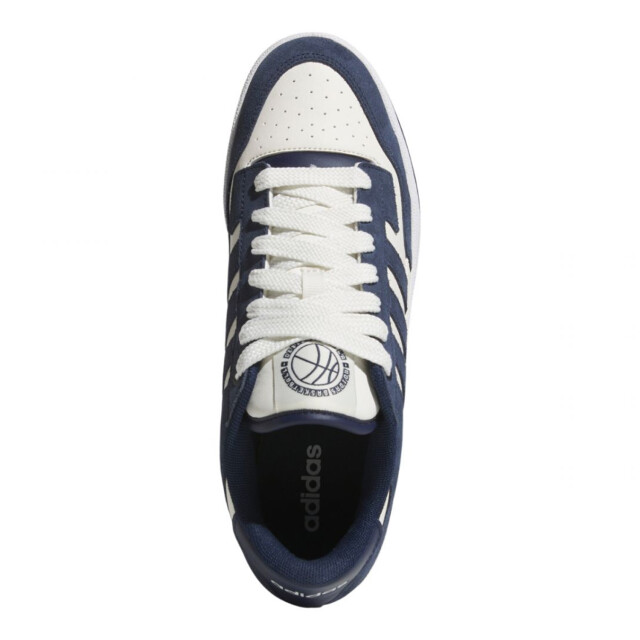 Adidas Heren rapid court laag uitgesneden sportschoenen UTPP6013_whitenavyblue large
