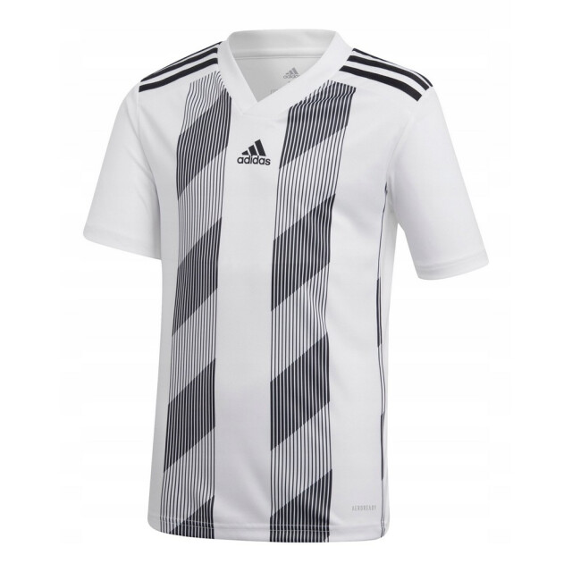 Adidas Kinderen/kinderen 19 contrast gestreept t-shirt UTPP818_white large