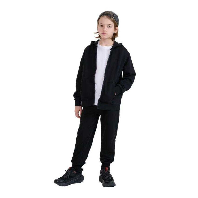 4F Kinderen/kids jwmm00tswsm1859 hoodie met volledige rits UTPP5505_black large