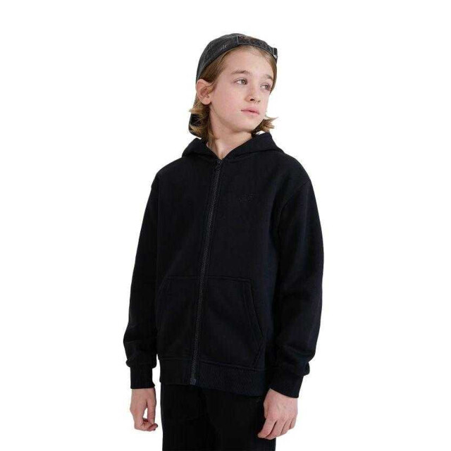 4F Kinderen/kids jwmm00tswsm1859 hoodie met volledige rits UTPP5505_black large