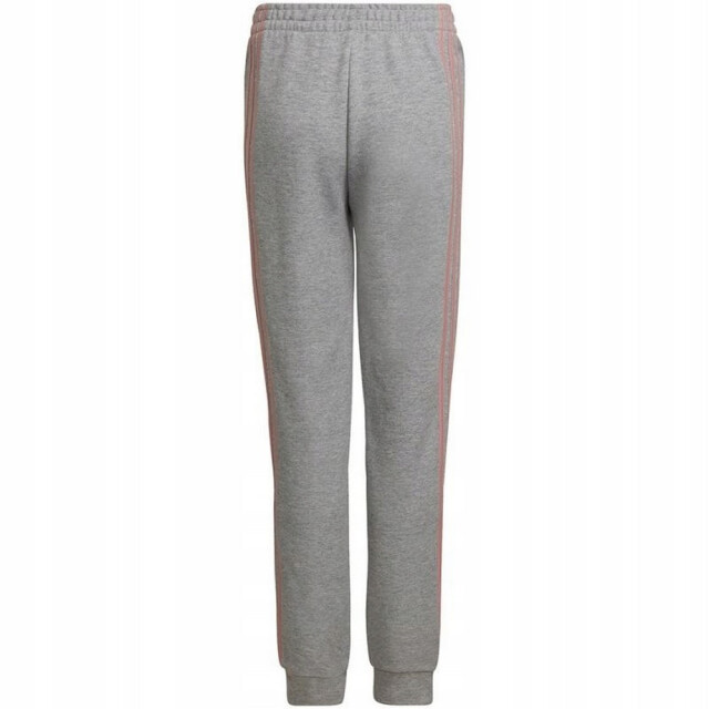 Adidas Joggingbroek voor kinderen/jongeren met drievoudige streep en taps toelopende pijpen UTPP3048_pinkgrey large
