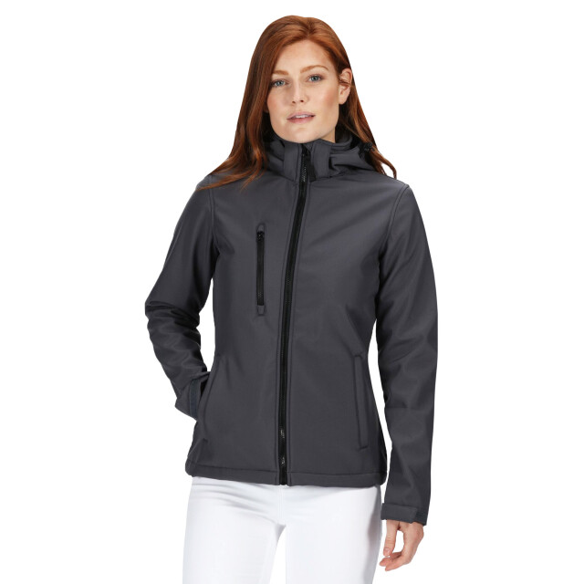 Regatta Dames 3 layer membrane soft shell jas UTRG5518_sealgreyblack large