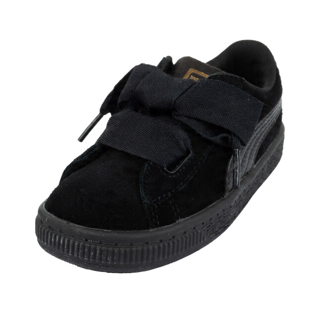 Puma Kinder/kinder snk heart leren trainers UTPP6871_black large