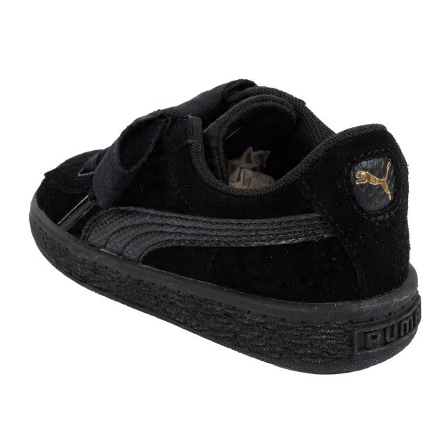 Puma Kinder/kinder snk heart leren trainers UTPP6871_black large