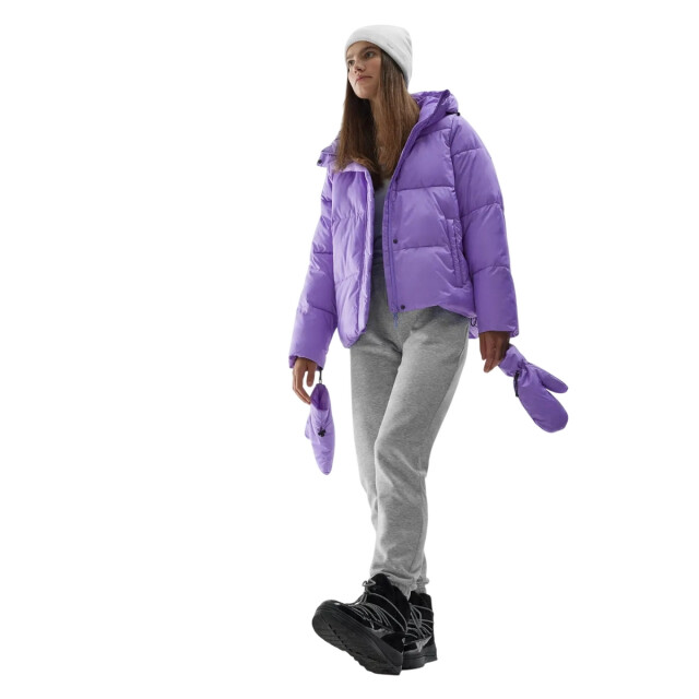 4F Dames f234 synthetisch dons oversized gewatteerd jasje UTPP6233_violet large