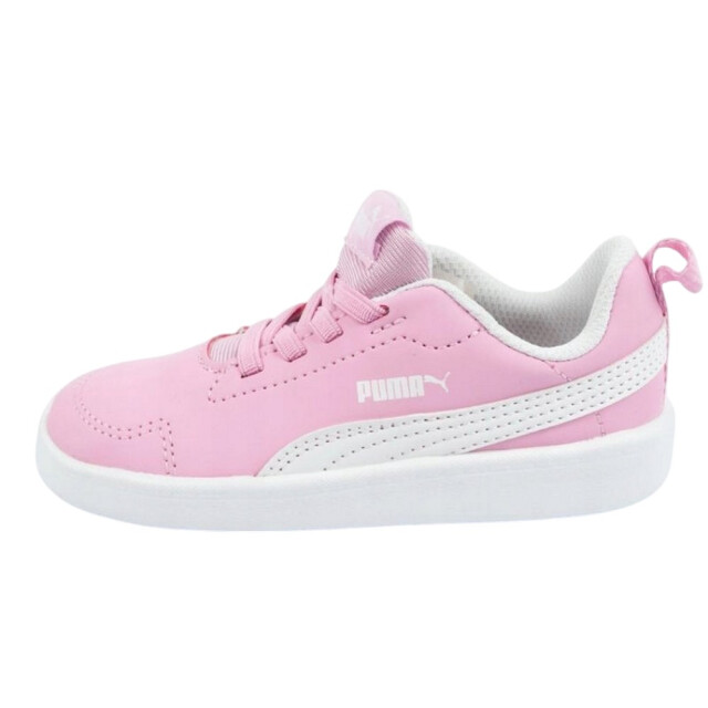 Puma Kinder/kinder courtflex inf leren trainers UTPP3477_pink large