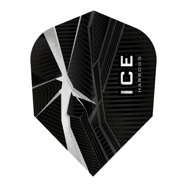 Harrows Ice contrast detail dart flights (set van 3) UTPP4711_whiteblack large