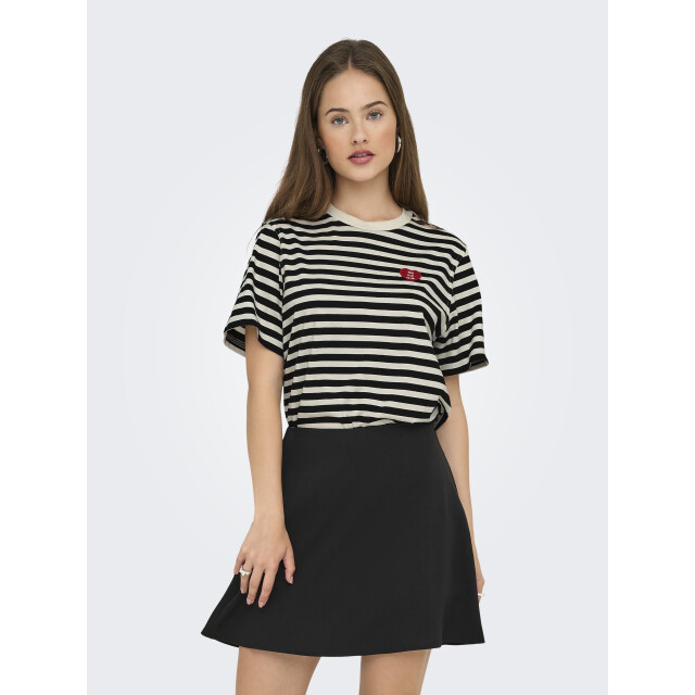 Only Onllivina s/s o-neck stripe top box 15359677 large