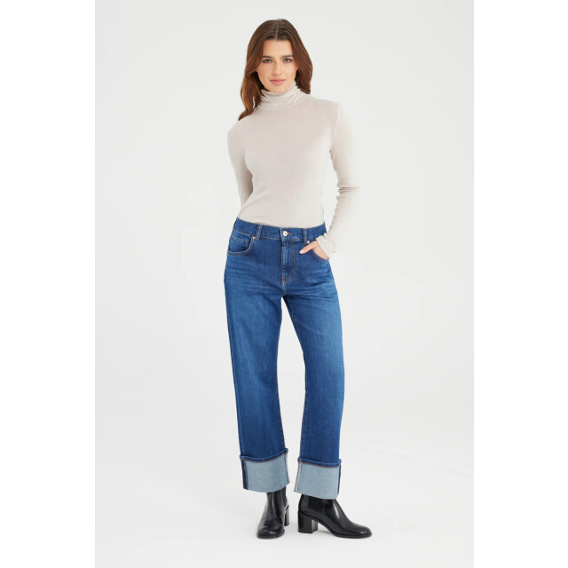 Cup of Joe Mid waist straight astra blue Ruby-216 large