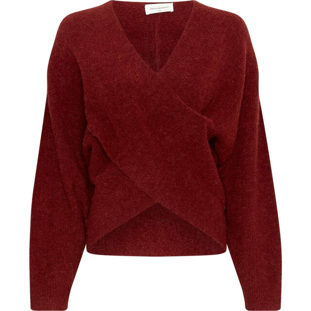 Moss Copenhagen Mschzinelle hope wrap pullover 18469-syrah large