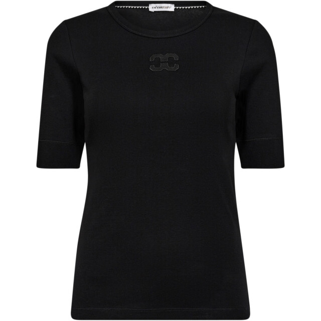Co'Couture Grannycc embroidery ss tee black 33166-96 large