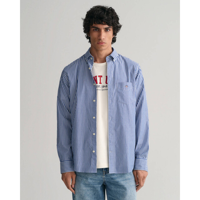 Gant Overhemd lange mouw 3000130 poplin st Gant Overhemd lange mouw 3000130 POPLIN ST large