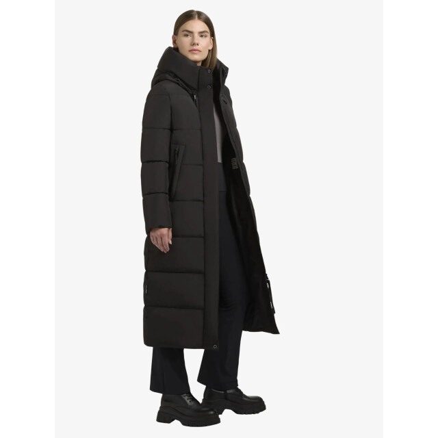 Khujo Lange dames winterjas soulani4 SOULANI4-BLACK-1252C0253 large