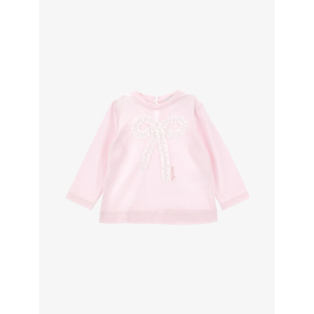 Monnalisa Meisjes baby longsleeve strik tulle 39F609-6005-0090 large