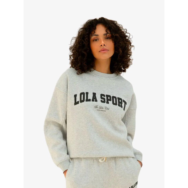 The Lola Club Jane light grey sweater JANE-GREY large