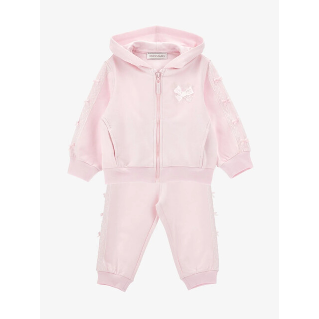 Monnalisa Meisjes baby joggingpak vest kant 39F501NP-6004-0090 large