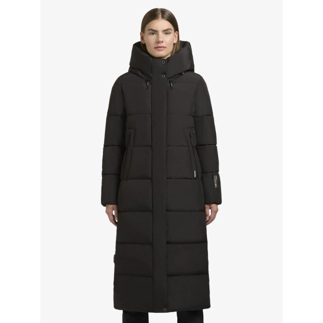 Khujo Lange dames winterjas soulani4 SOULANI4-BLACK-1252C0253 large