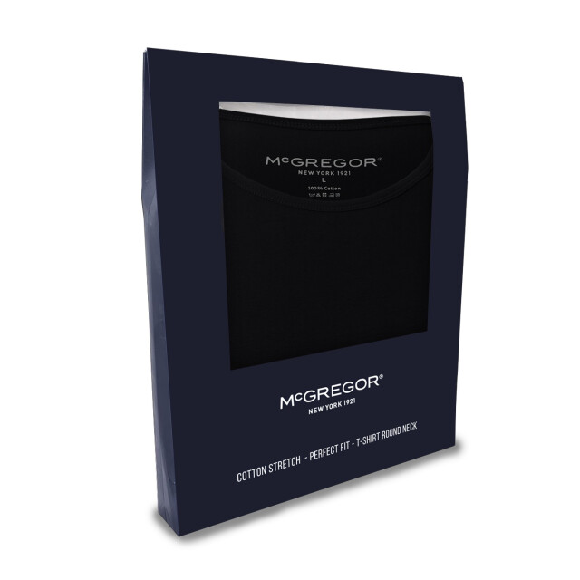 McGregor Premium stretch t-shirt 2-pack o-neck MG_LX_ON_2P_Black large