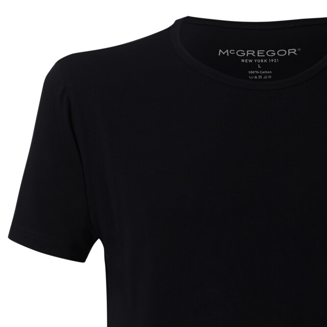 McGregor Premium stretch t-shirt 2-pack o-neck MG_LX_ON_2P_Black large