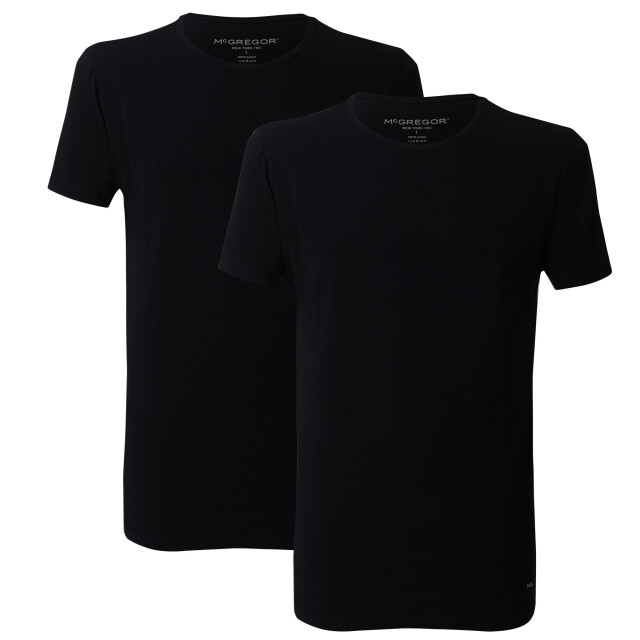 McGregor Premium stretch t-shirt 2-pack o-neck MG_LX_ON_2P_Black large