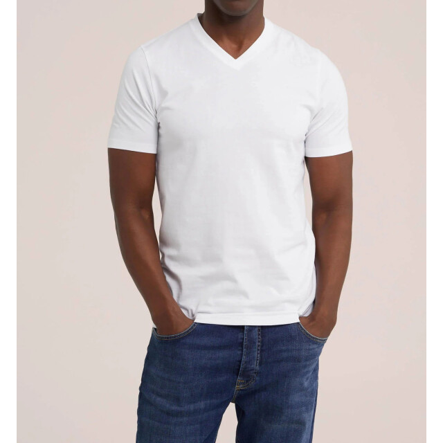 McGregor Premium stretch t-shirt 2-pack v-neck MG_LX_Vn_2P_Wit large