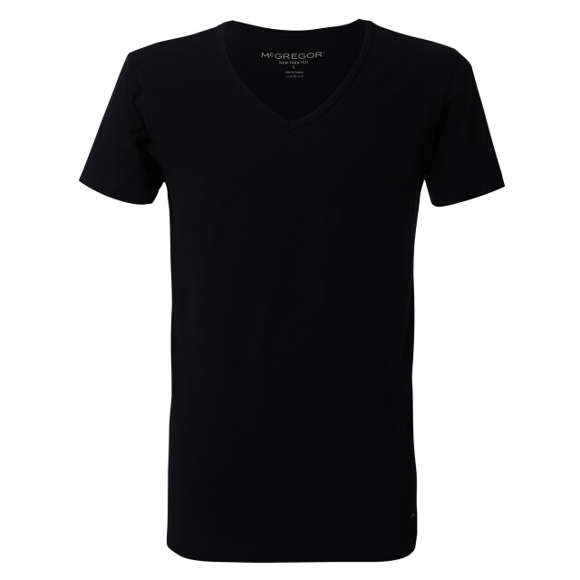 McGregor Premium stretch t-shirt 2-pack v-neck MG_LX_Vn_2P_Black large