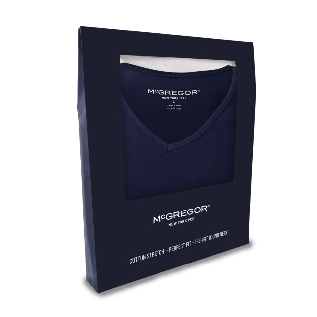 McGregor Premium stretch t-shirt 2-pack v-neck MG_LX_Vn_2P_Navy large