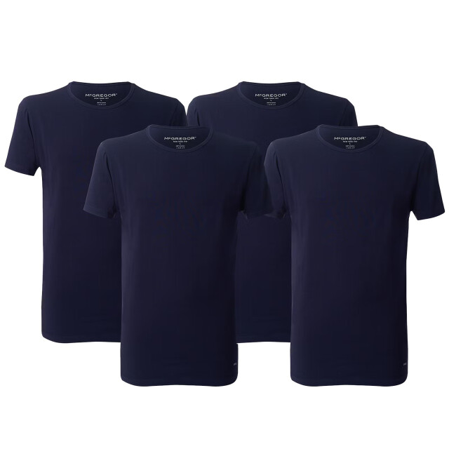 McGregor Premium stretch t-shirt 4-pack o-neck MG_LX_On_4P_Navy large