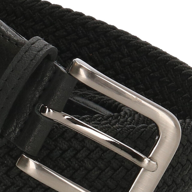 Zenino Gevlochten lederen riem weston zwart cm Zenino_Weston_Z large