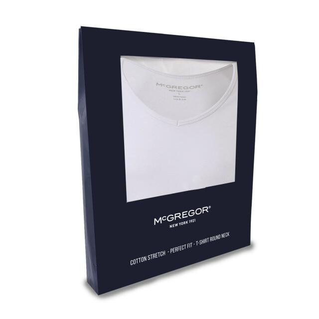 McGregor Premium stretch t-shirt 2-pack v-neck MG_LX_Vn_2P_Wit large