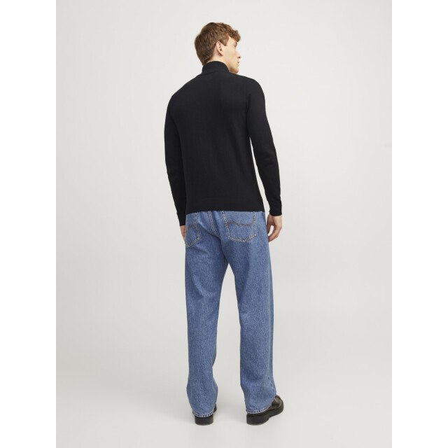 Jack & Jones Emil knit half zip 12263819-BLK-XXL large
