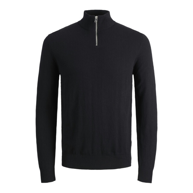 Jack & Jones Emil knit half zip 12263819-BLK-XXL large