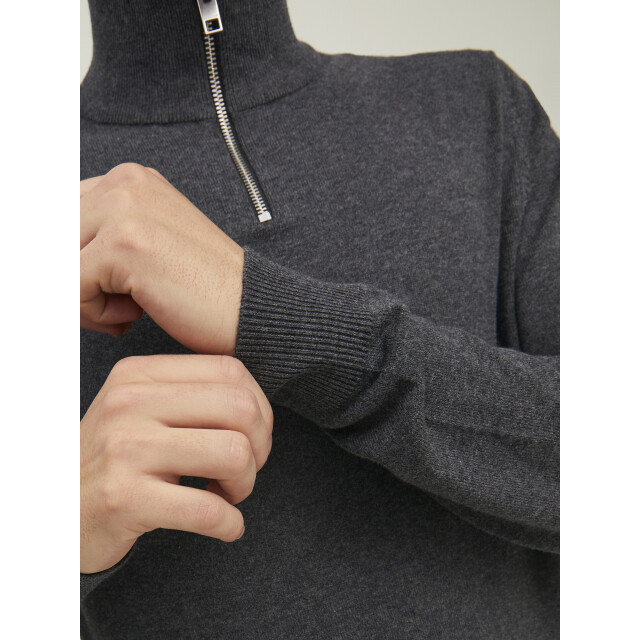 Jack & Jones Emil knit half zip 12263819-DGM-XXL large
