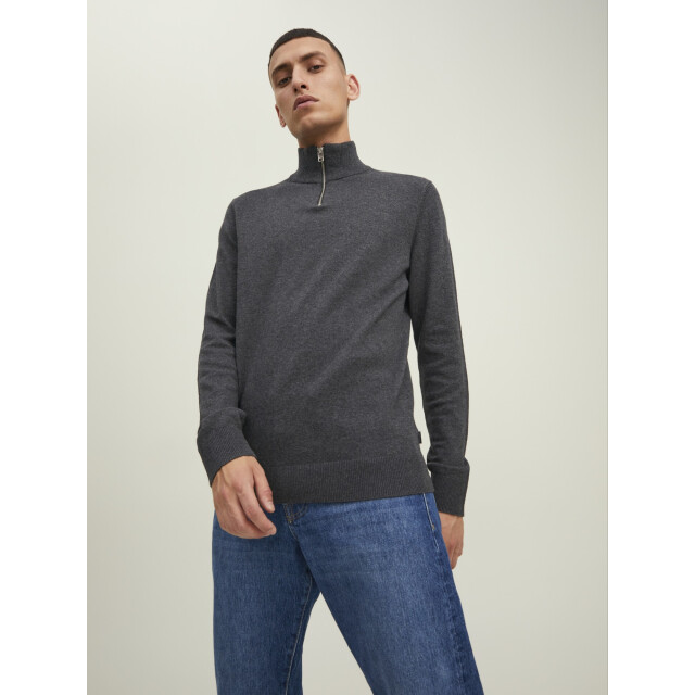 Jack & Jones Emil knit half zip 12263819-DGM-XXL large