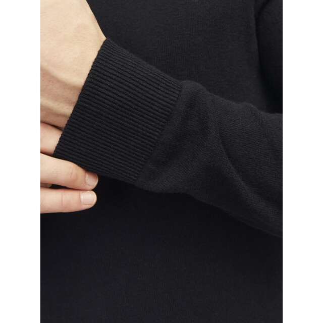 Jack & Jones Emil knit half zip 12263819-BLK-XXL large