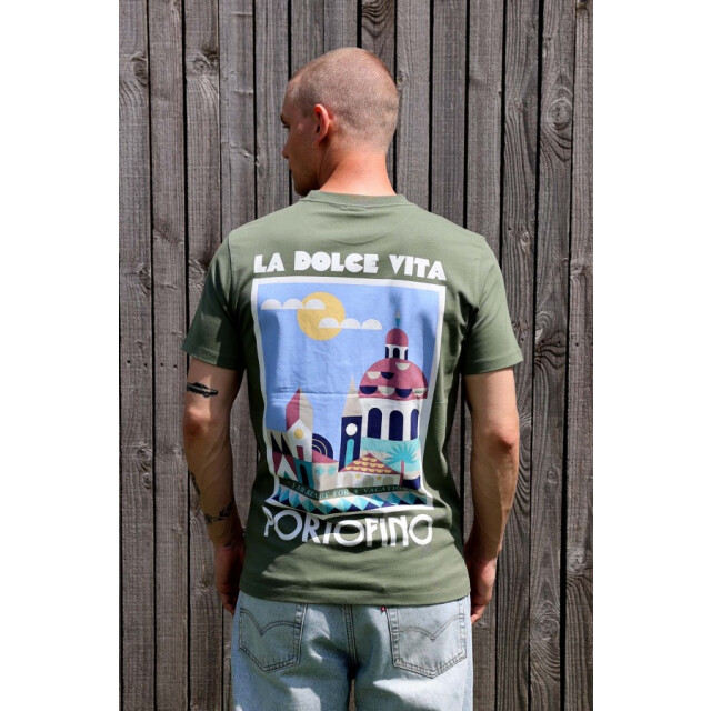 Kultivate Ts portofino 2501010210 352 army t-shirt  - kultiv 352 Army/TS PORTOFINO 2501010210 large