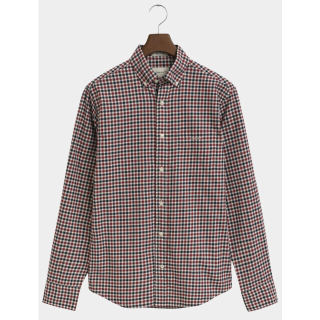 Gant Casual hemd lange mouw reg twill gingham shirt 3250233/604 199081 large
