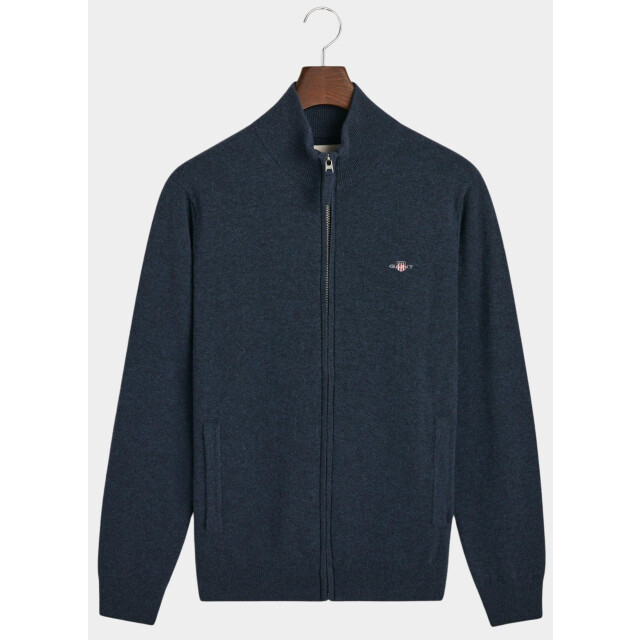 Gant Vest superfine lambswool zip cardi 87214/480 199069 large